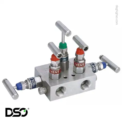 شیر منیفولد پنج راهه استیل