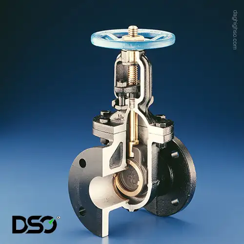 مقطعی از شیر کشویی