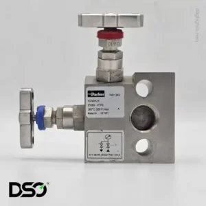 منیفولد 2 شیر پارکر 90 درجه مدل HDS2HLH